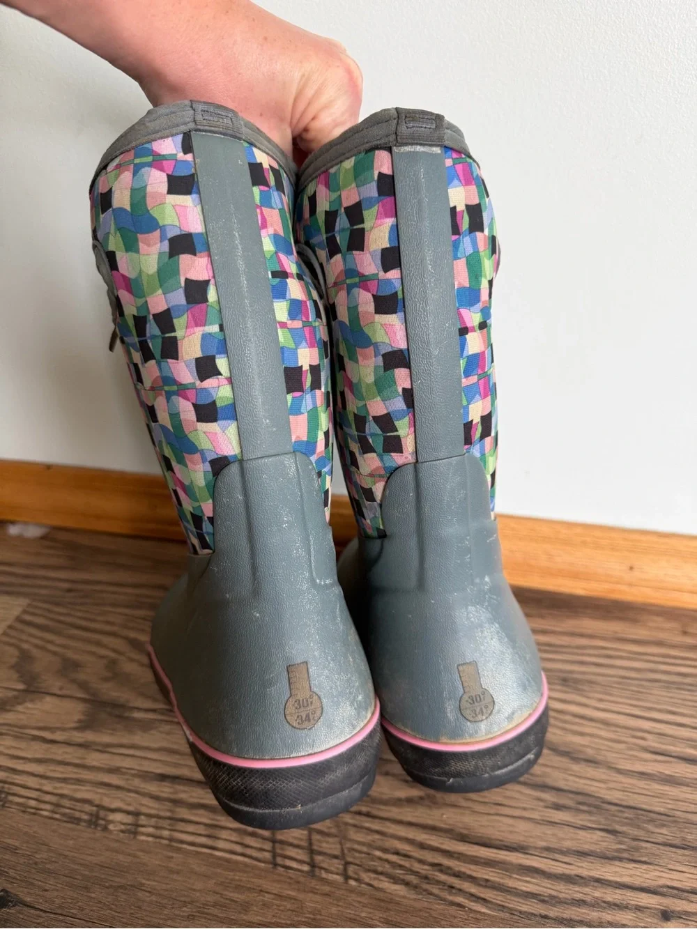 Bogs kids gray